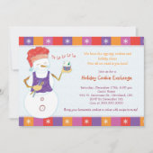 Invitation Fun Whimsal Holiday Cookie Exchange Party (Devant)