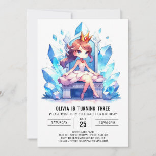 Invitation Fun Whimsical Princess Anniversaire