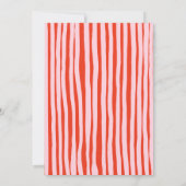 Invitation Fun Whimsical unique main tiré gâteau d'anniversai (Dos)