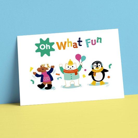 Invitation Fun Winter Wonderland Anniversaires de enfants Inv