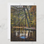 Invitation Funérailles "Célébration de la Vie" pour l'Homme e (Dos)