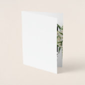 Invitation Funéraire Célébration De La Vie Florale (Devant)