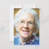 Invitation Funéraire Partager une mémoire | Mémorial photo (Dos)