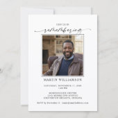 Invitation Funeral Celebration of Life Photo Memorial (Dos)