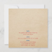 Invitation Funky 4 juillet Fireworks (Dos)