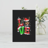 Invitation Funky Australian Kelpie Chien Tree Christmas Light (Debout devant)