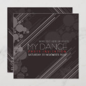 Invitation Funky House Dance Party (Devant / Derrière)