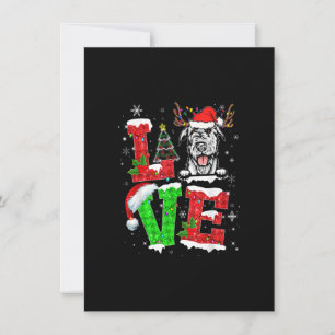 Invitation Funky Irish Wolfhound Dog Tree lumières de Noël Xm