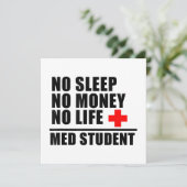 Invitation Funky Med School T ShirtTrust Me Je Suis Presque U (Debout devant)