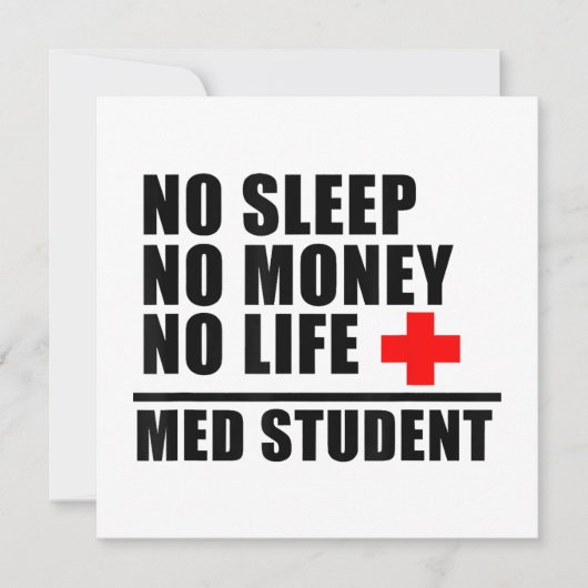 Invitation Funky Med School T ShirtTrust Me Je Suis Presque U (Devant)