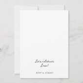 Invitation Funky Retro Champagne Tower Mariage Y2K (Dos)