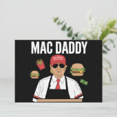 Invitation Funky Trump Fries Fries Fries Mac Daddy (Debout devant)