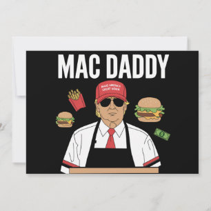 Invitation Funky Trump Fries Fries Fries Mac Daddy
