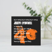 Invitation Funny 40e Halloween Halloween A08C (Debout devant)