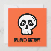 Invitation Funny 40e Halloween Halloween A08C (Dos)