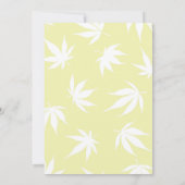 Invitation Funny 60s Thème Anniversaire Loin Hippie Pour lui (Dos)