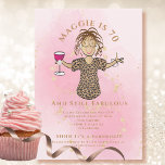 Invitation Funny 70th Blush Gold 70 et Fabulous Birthday<br><div class="desc">Est-ce que quelqu'un a 70 ans de mérite que vous voulez célébrer ? Cette invitation de 70 ans et toujours fabuleuse donne le thème de la trinquer pour son grand jour. Customiser avec son nom ou même changer l'année ... Vous pouvez modifier tout le texte pour compléter votre parti !...</div>