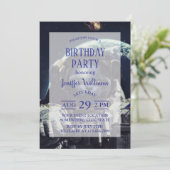 Invitation Funny Astronaut Shorthair Cat dans l'espace (Debout devant)