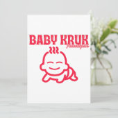 Invitation Funny Baby Kruk Philadelphia Premium (Debout devant)