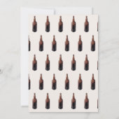Invitation Funny Beer Bottle Cold One Old One Birthday Party (Dos)