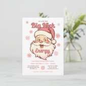 Invitation Funny Big Nick Energy Bachelorette Noël Party (Debout devant)