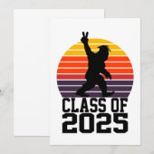 Invitation Funny Bigfoot Classe de 2025 - Graduation 2025 (Devant / Derrière)