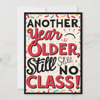 Invitation Funny Birthday Card