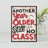 Invitation Funny Birthday Card (Debout devant)