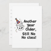 Invitation Funny Birthday Card (Devant / Derrière)