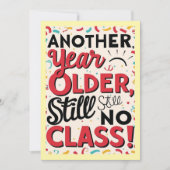 Invitation Funny Birthday Card (Devant)