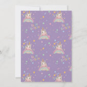 Invitation Funny Birthday Unicorn (Dos)