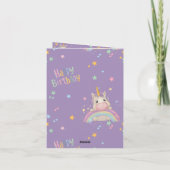 Invitation Funny Birthday Unicorn (Dos)