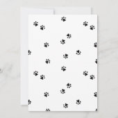 Invitation Funny Blue Bad Two The Bone Dogs 2e anniversaire (Dos)