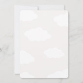 Invitation Funny, bride on cloud wine bridal shower (Dos)