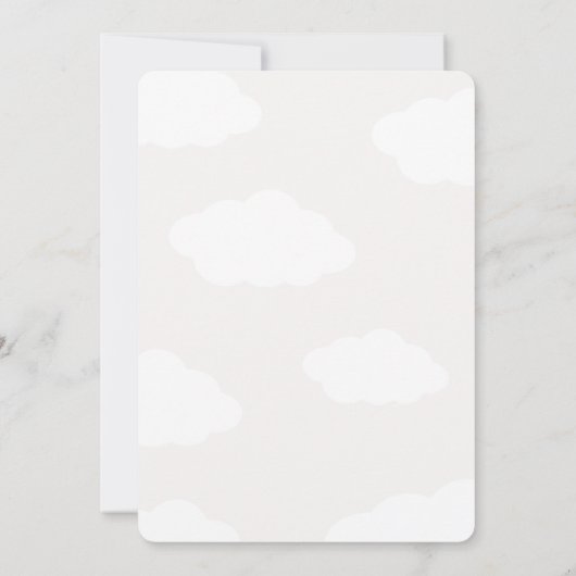 Invitation Funny, bride on cloud wine bridal shower (Dos)