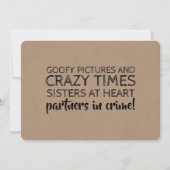 Invitation Funny Bridesmaid Propositions Partenaires dans le  (Devant)