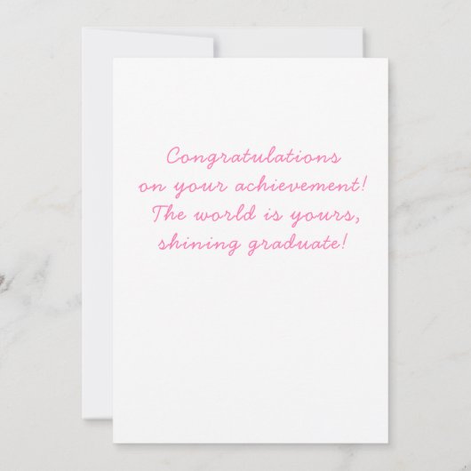 Invitation Funny card Personalized graduation (Dos)