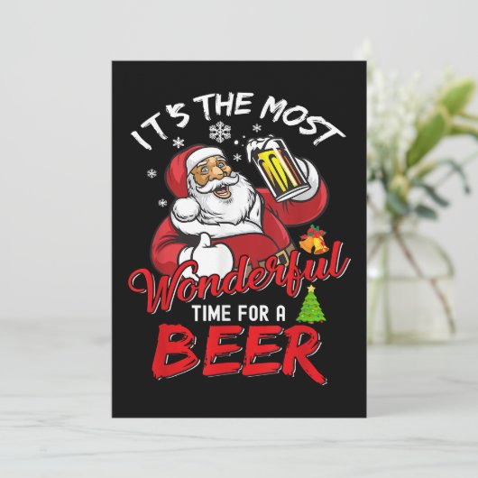 Invitation Funny Christmas (Debout devant)