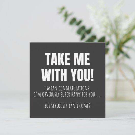 Invitation Funny Farewell Mug (Debout devant)