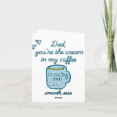 Invitation Funny fête des pères 2025 (Dos)