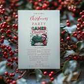 Invitation Funny Gamer Christmas
