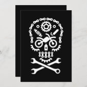 Invitation Funny Halloween (Devant / Derrière)