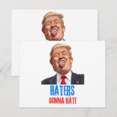 Invitation Funny Haters va détester des citations drôles en d (Devant / Derrière)