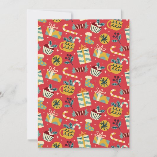 Invitation Funny Ho Ho Holy Retro Père Noël Face Noël (Dos)