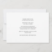 Invitation Funny Home School Dog Class 2021 - Diplôme photo (Dos)