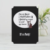 Invitation Funny Horse Western Thème Anniversaire Personnalis (Debout devant)