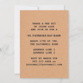 Invitation Funny Leprechaun St. Patrick's Day Party (Dos)