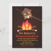 Invitation Funny Littéral Fête du réchauffement ménager (Devant)