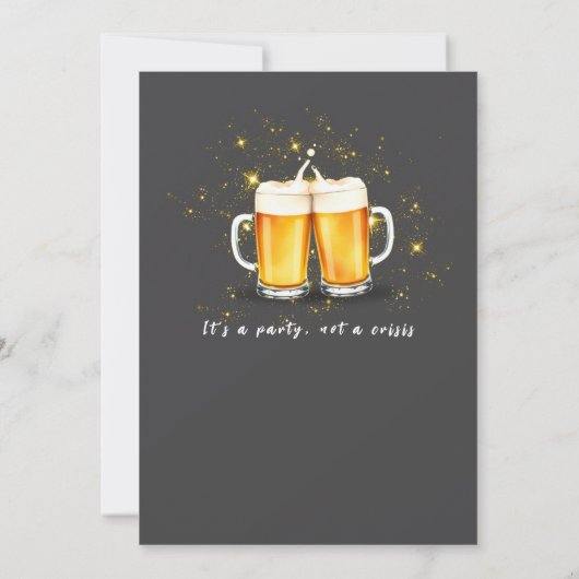 Invitation Funny Midlife Crisis Shenanigans 50e anniversaire (Dos)