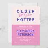 Invitation Funny moderne 83e anniversaire (Devant)